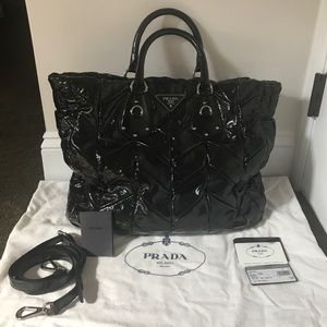 prada vernice bag
